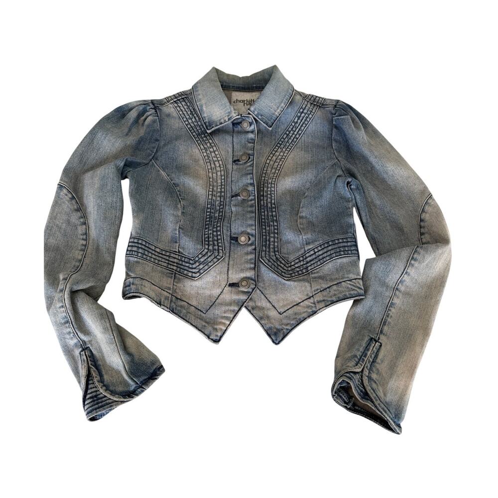 Charlotte Russe Denim Jacket Size Small